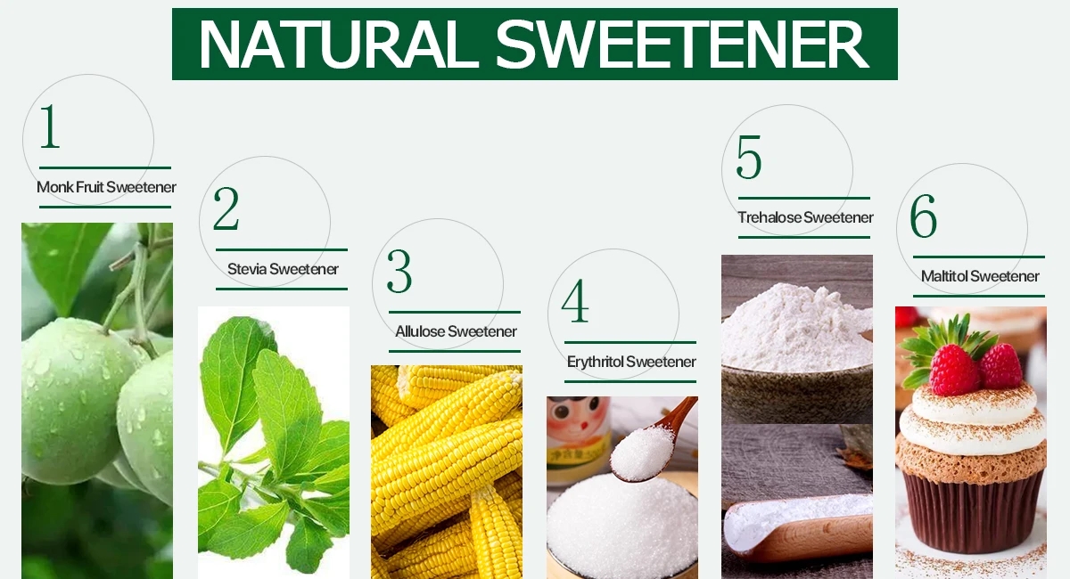 Calorie-free natural sweetener allulose sugar replacement allulose syrup, organic allulose powdered sweetener