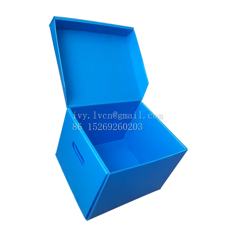 Factory Price Hign Quality Strong Reusable Correx Plastic Box, Danpla Box