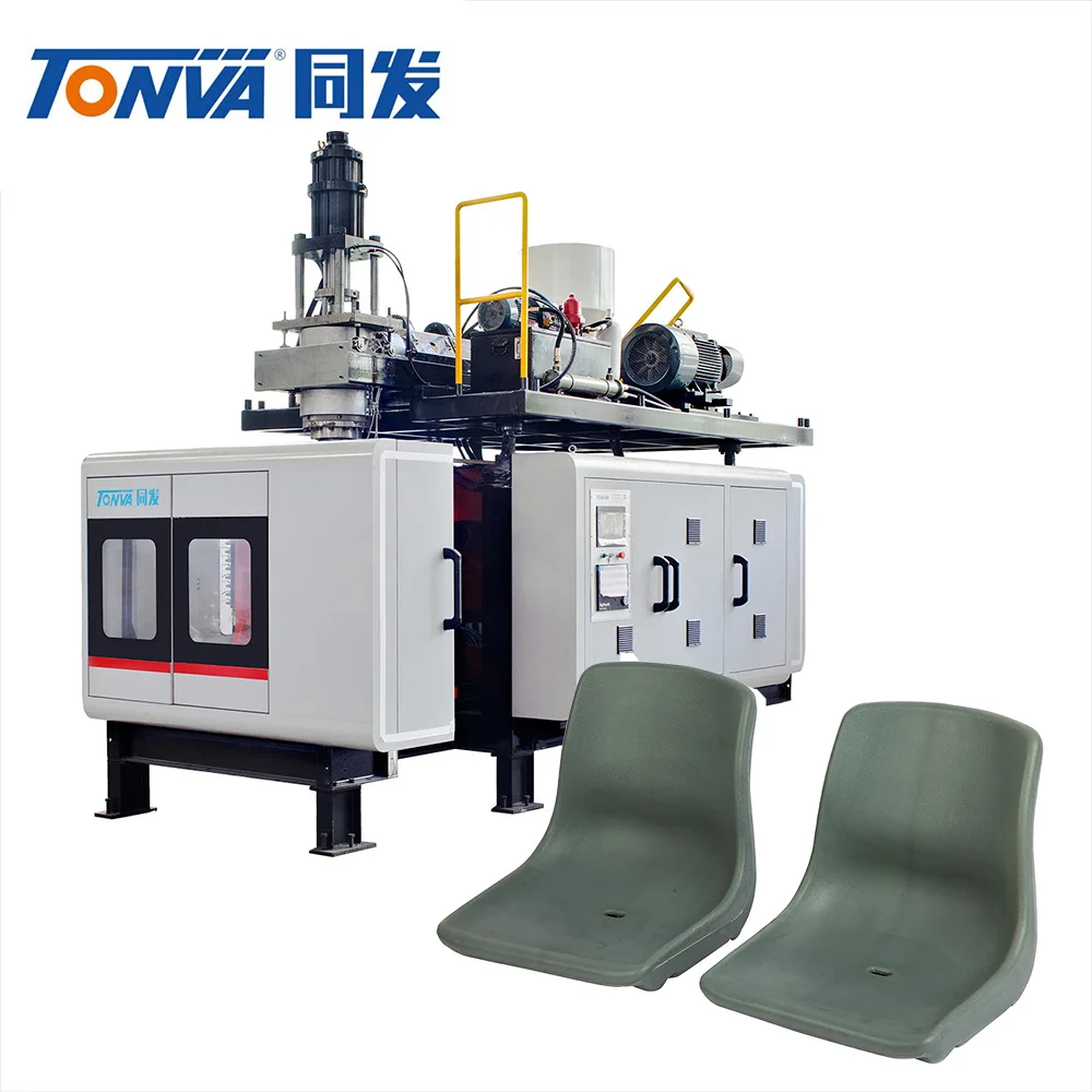 TONVA extrusion blow molding machine and molds for plastic chair seat bus seat production