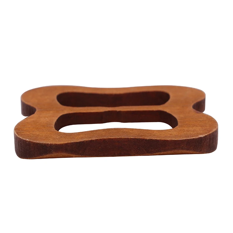High-Quality New Design Wholesale Retro Popular  Wood Women Coat Belt Buckles