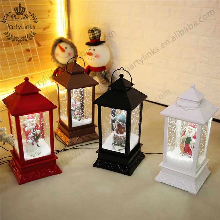 For Home Roman Inc Snow Globe Water Globe Music Box We Wish You a Merry Christmas Home Decoration Accessories Xmas Decoration