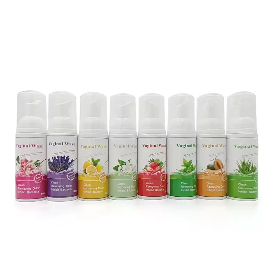 OEM female products Vaginal Foam Wash mint scent 150ml Clean Caginal Feminine Hygiene Intimate Yoni Foam Wash variety scents