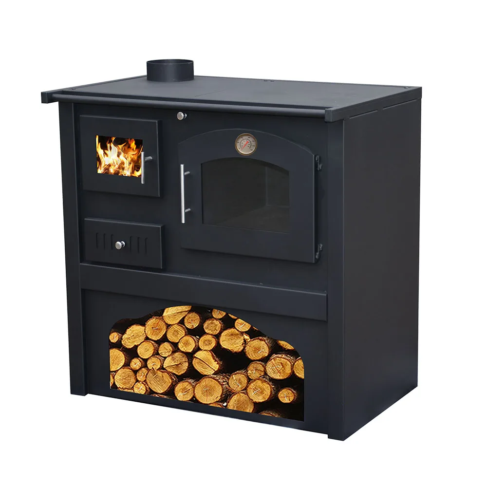 High quality heating wood burning stove with oven firewood stove
