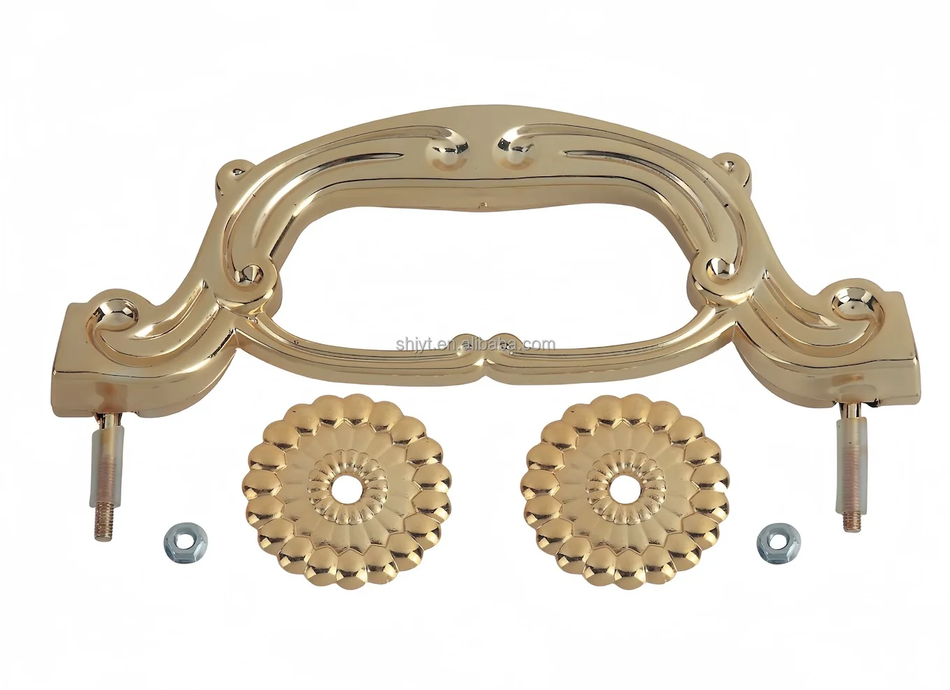 Manufacturers China Direct Sales Plastic Funeral Coffin Accessories Hardware Casket Handle