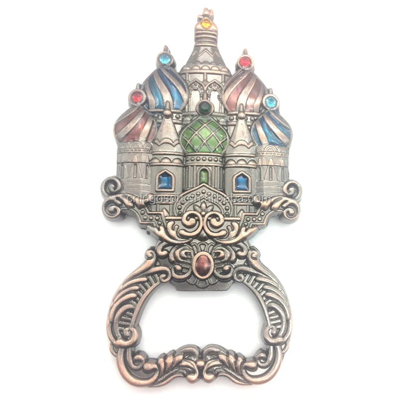 Manufacturer Switzerland Bottle Opener Fridge Magnet Metal Souvenirs Swiss Cowbell Fridge Magnet