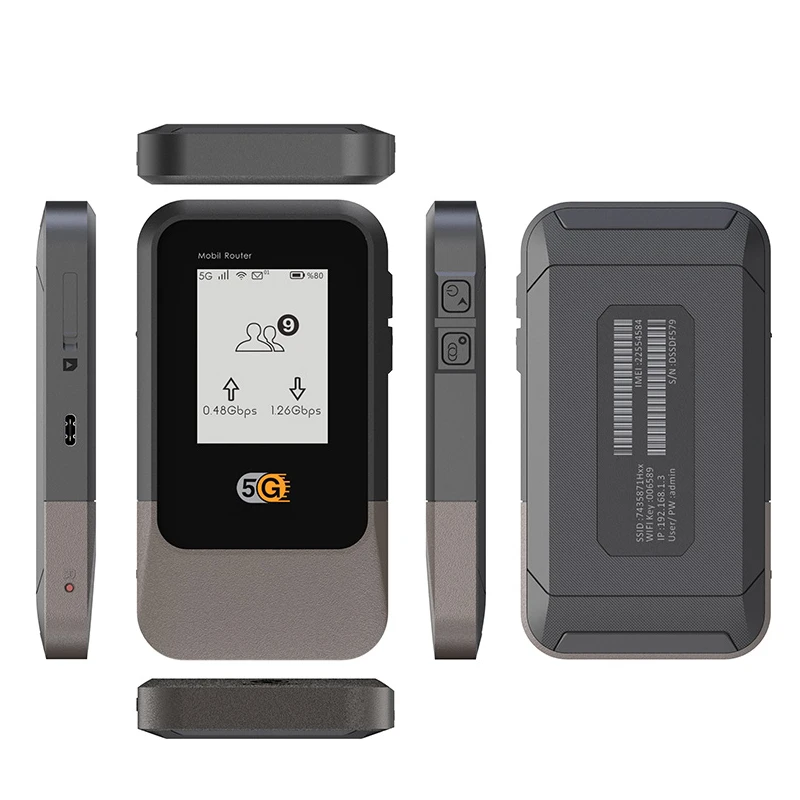 Фабрика OEM SDX55 SDX62 SDX65 сотовый модем маршрутизатор 5G MBB Wifi6 мобильный Точка доступа портативный 5G маршрутизатор