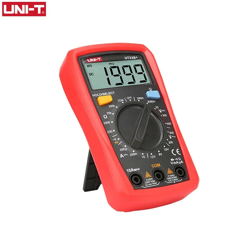 UNI-T UT33A+ UT33B+ UT33C+ UT33D+ Digital Multimeter Auto Range Palm Size AC DC Voltmeter Ammeter Resistance Capatitance Tester