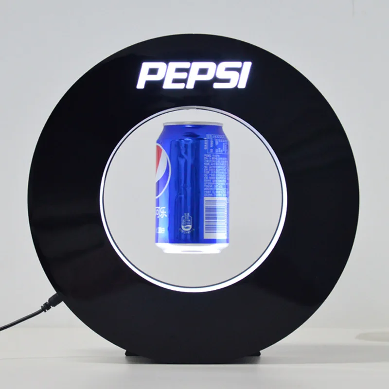 Maglve Floating Rotating Objects Device Levitating Drinks Bottle Display Stand Magnetic Levitation Display For Coke Cola Beer