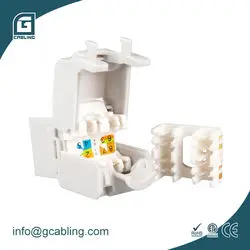 Сетевая розетка Gcabling Keystone Jack 8P8C Cat6 Cat6a 180 градусов настенная без инструментов модульный разъем CAT 6a 6 RJ45 keystone