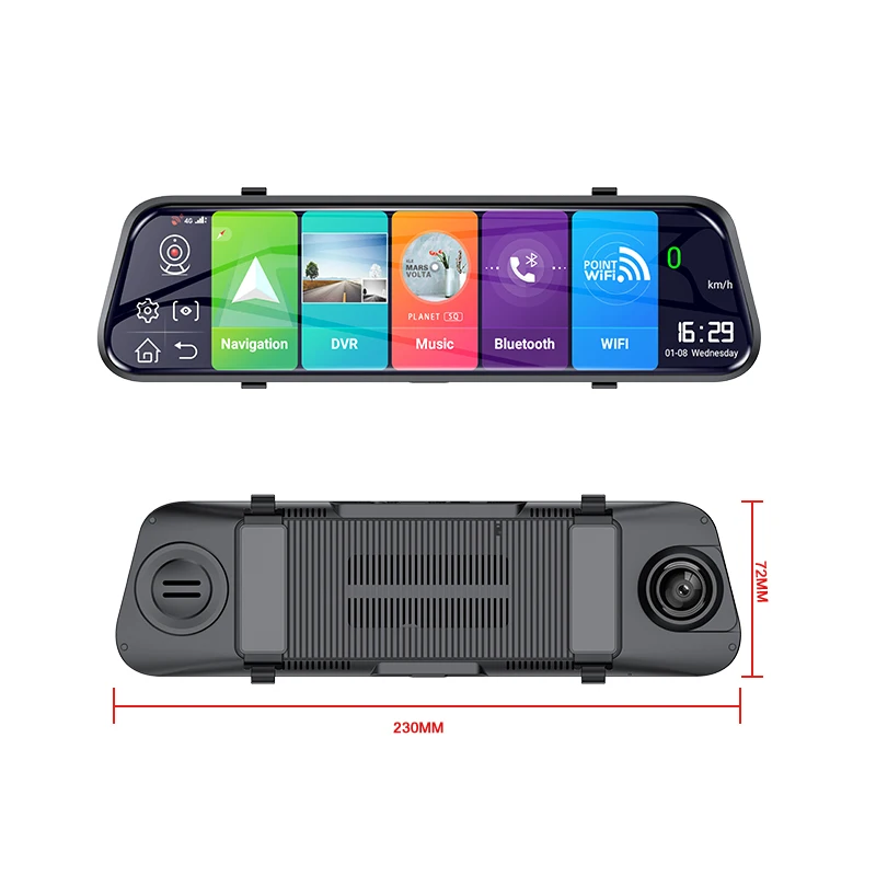 Z55 android 8 0 2 + 32g 4g зеркало Автомобильный видеорегистратор с Wi-Fi adas gps навигация заднего вида Автомобильная камера удаленный монитор на телефоне