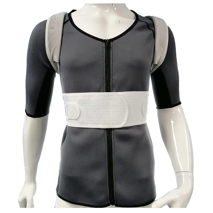 Topdive Comfortable Back Support Adjustable Breathable Back Posture Corrector for Men and Women