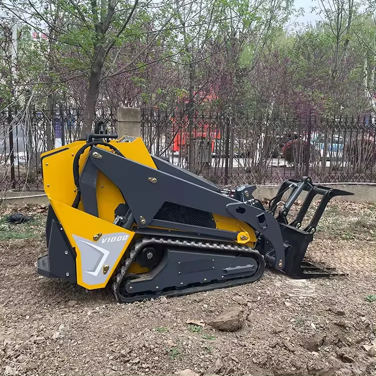 GOPHERS V1000 Kubota & Perkins дизельный мини погрузчик с бортовым поворотом EPA/Euro 5 CE Ce универсальные насадки