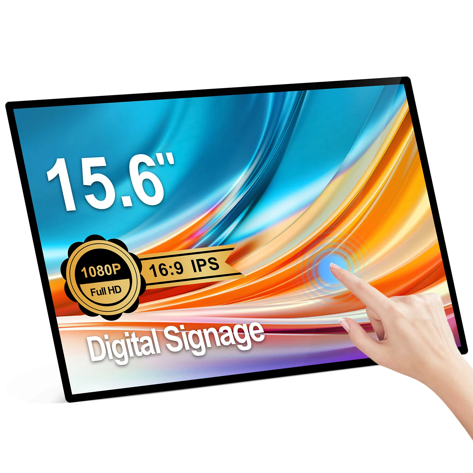 15.6 inch Smart Digital Signage Display Automated Content Rotation Time-Based Playlists Maximizing Advertising Effectiveness