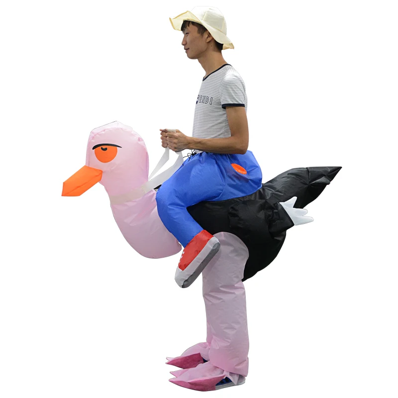 Inflatable Light Animal Pink Fox For Stage Exhibition Decoration