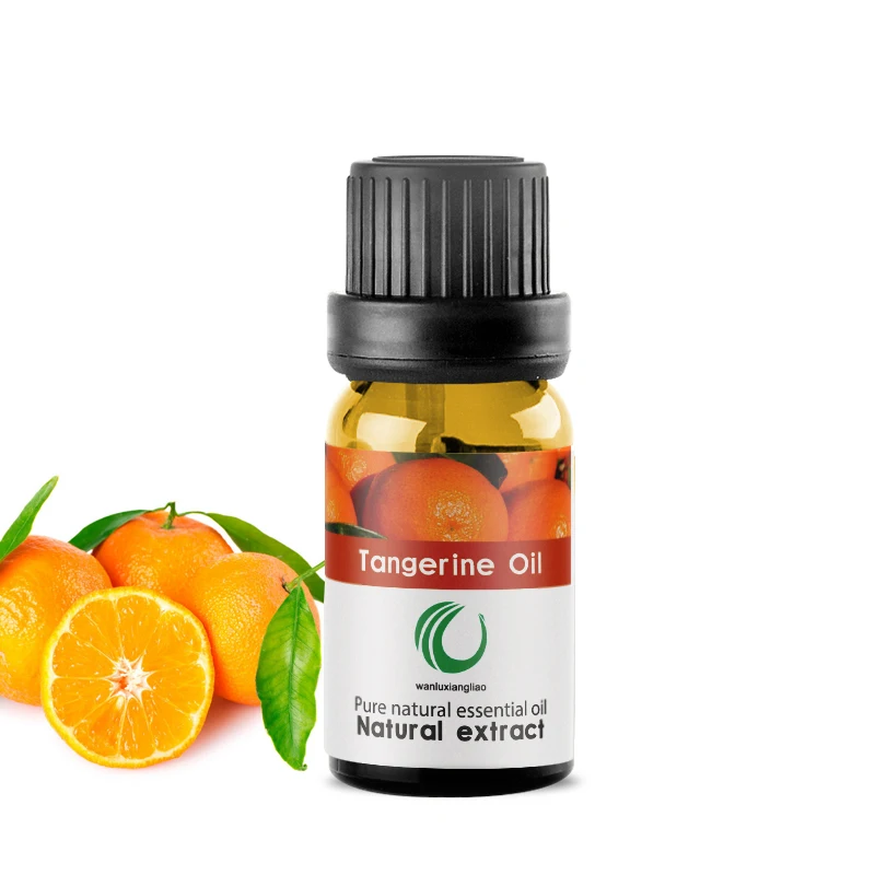 100% Organic Plant Natural Organic Tangerine Essential Oil Used as Antiseptic and Skin Hair Care Massage