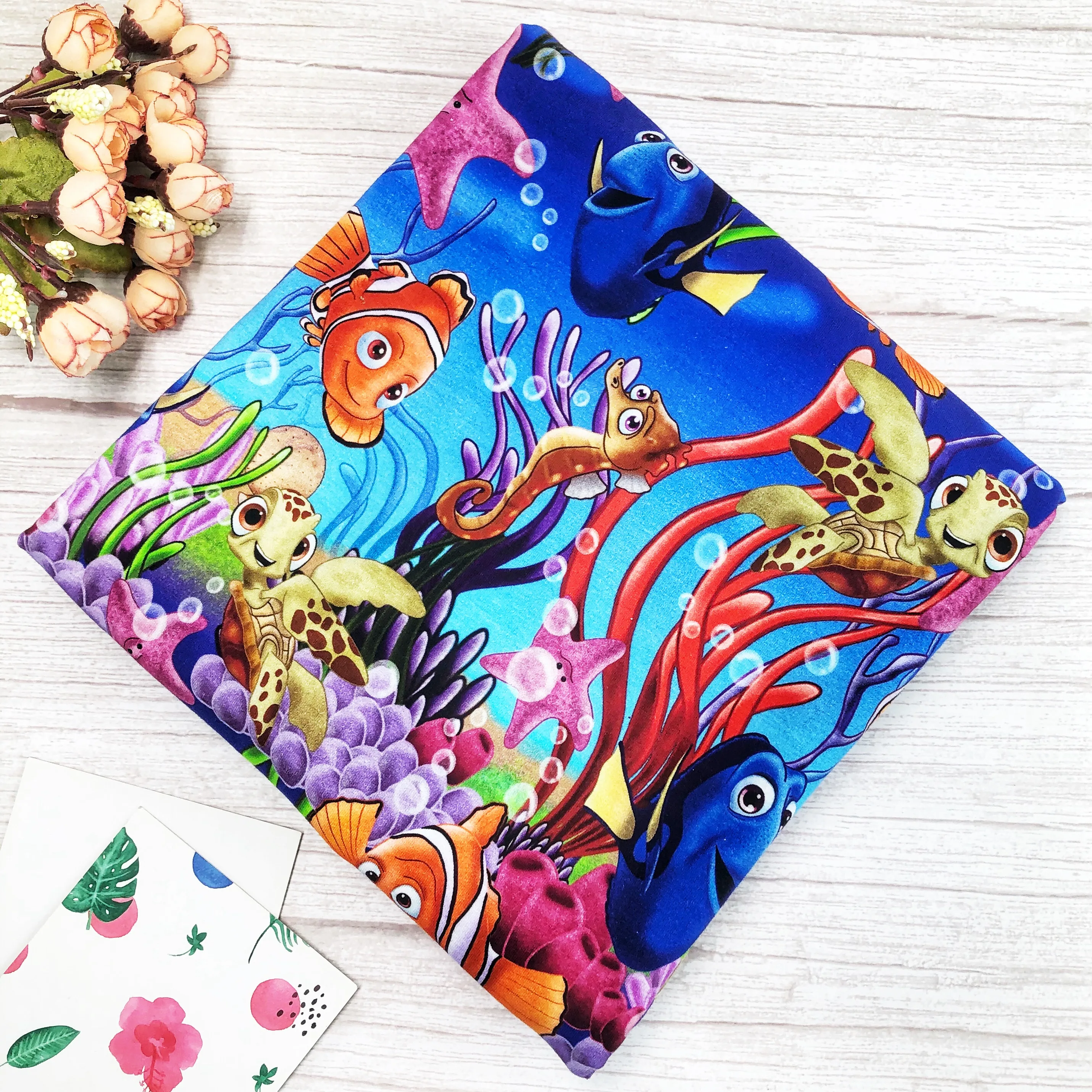 
High quality 95 5 Custom Digital Print Cotton Lycra Cotton Printed Fabric For Dress Fabric With Suzhou Facto Textile No MOQ 