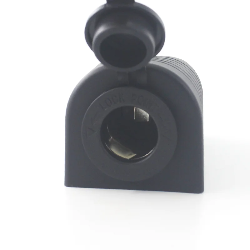 12V Surface Mount Car Boat Cigarette Lighter Socket Power Plug with Dustproof Cover Motorbike Part Car Motorcycle Modification