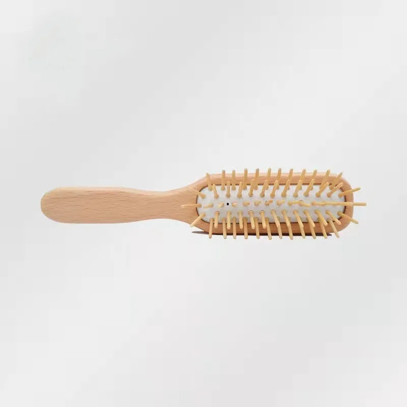 High Quality Portable Mini Travel Bamboo Wooden Air Cushion Hair Brush Eco-Friendly Massage Hair Comb Healthy Comb