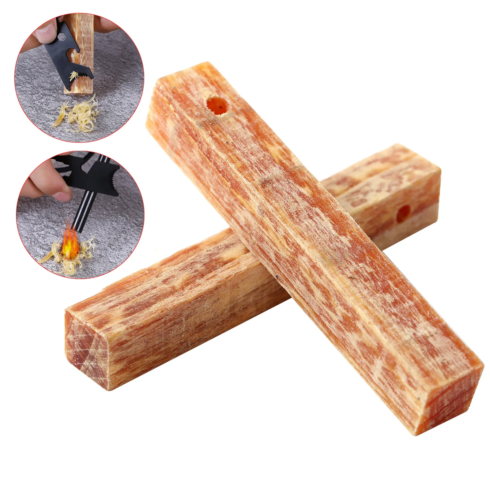 100% All Natural Rich Resin Survival Tinder Fire Starter Sticks Fatwood Firelighter for Camping Bushcraft