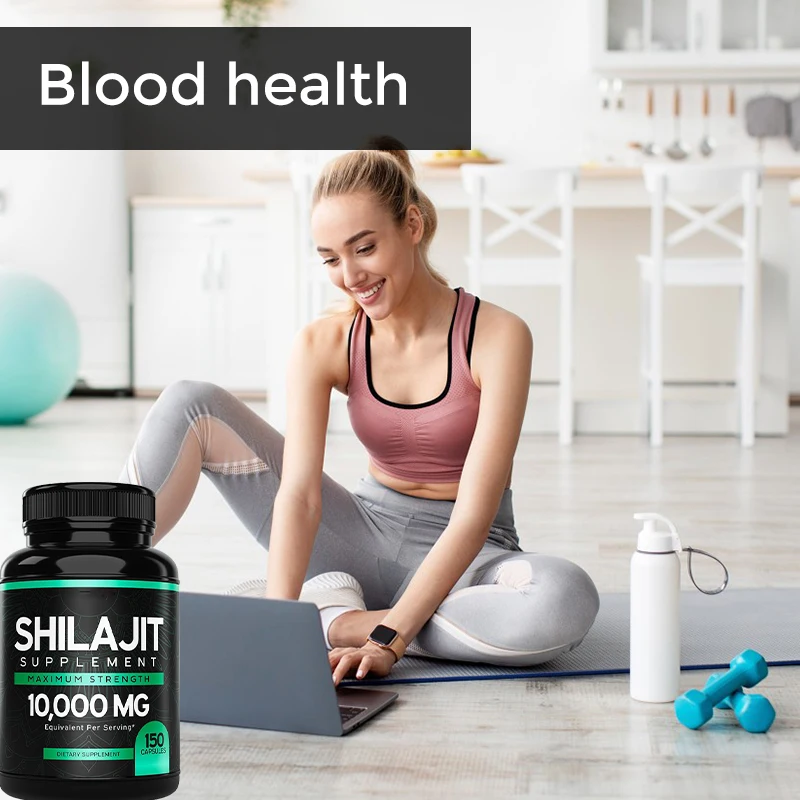 Private Label Sports Nutrition Shilajit Supplement Immune Support Blood Health Himalayan Pure Shilajit Capsules