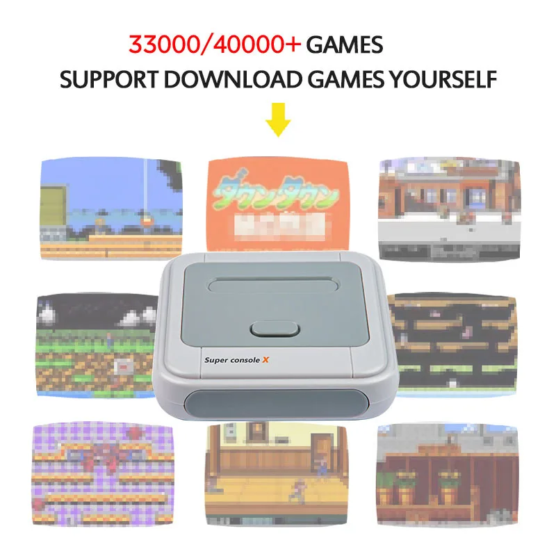  2020 Лидер продаж HD Ретро Мини ТВ Видео игровая консоль супер X Pro с приставкой для FC GB SNES DC MD