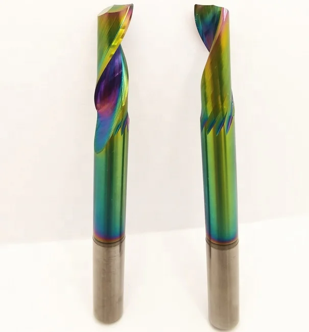 Metal Carbide end mill for Aluminum of good shock resistance and low noise