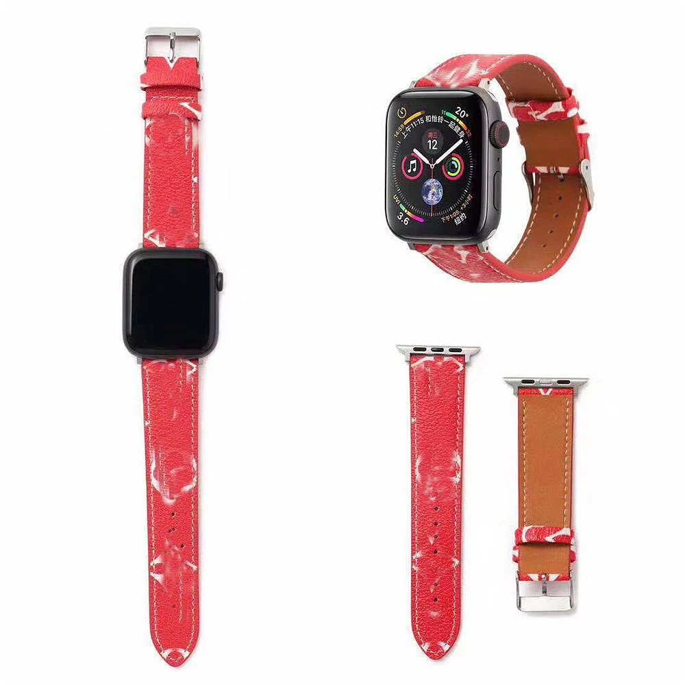  Ремешок из ПУ кожи для Apple watch series 6 5 38 мм 40 42