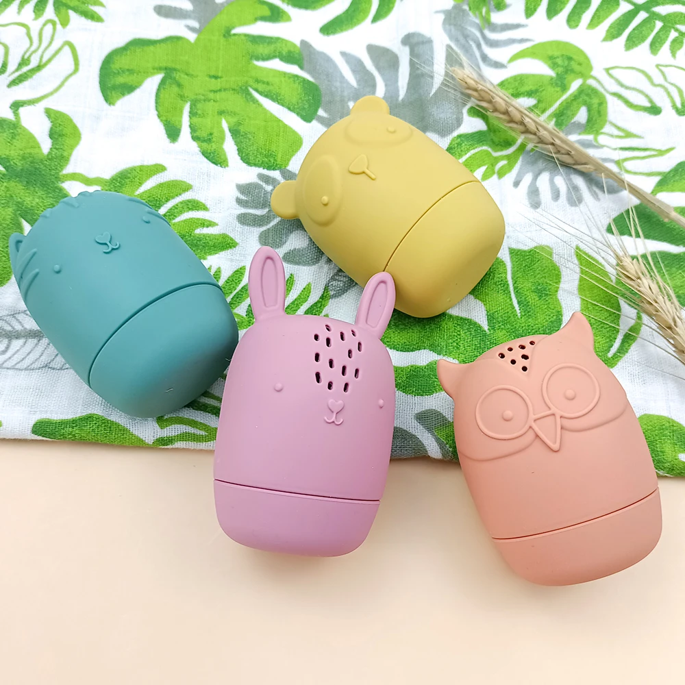 Silicone Animals Shower Toy Summer Bathroom Squirt Bathtub Bath Spray Toys For Baby ECO Friendly
