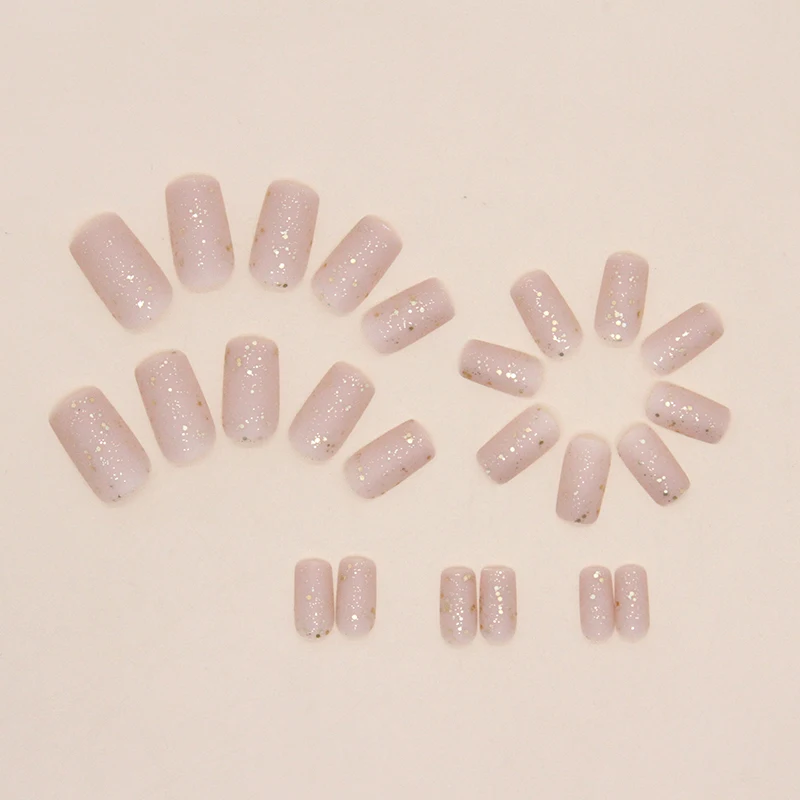 New Design Customized Long Ballerina supplies Diamond French Press On Nails Acrylic Artificial Nails acrylic nail supplies