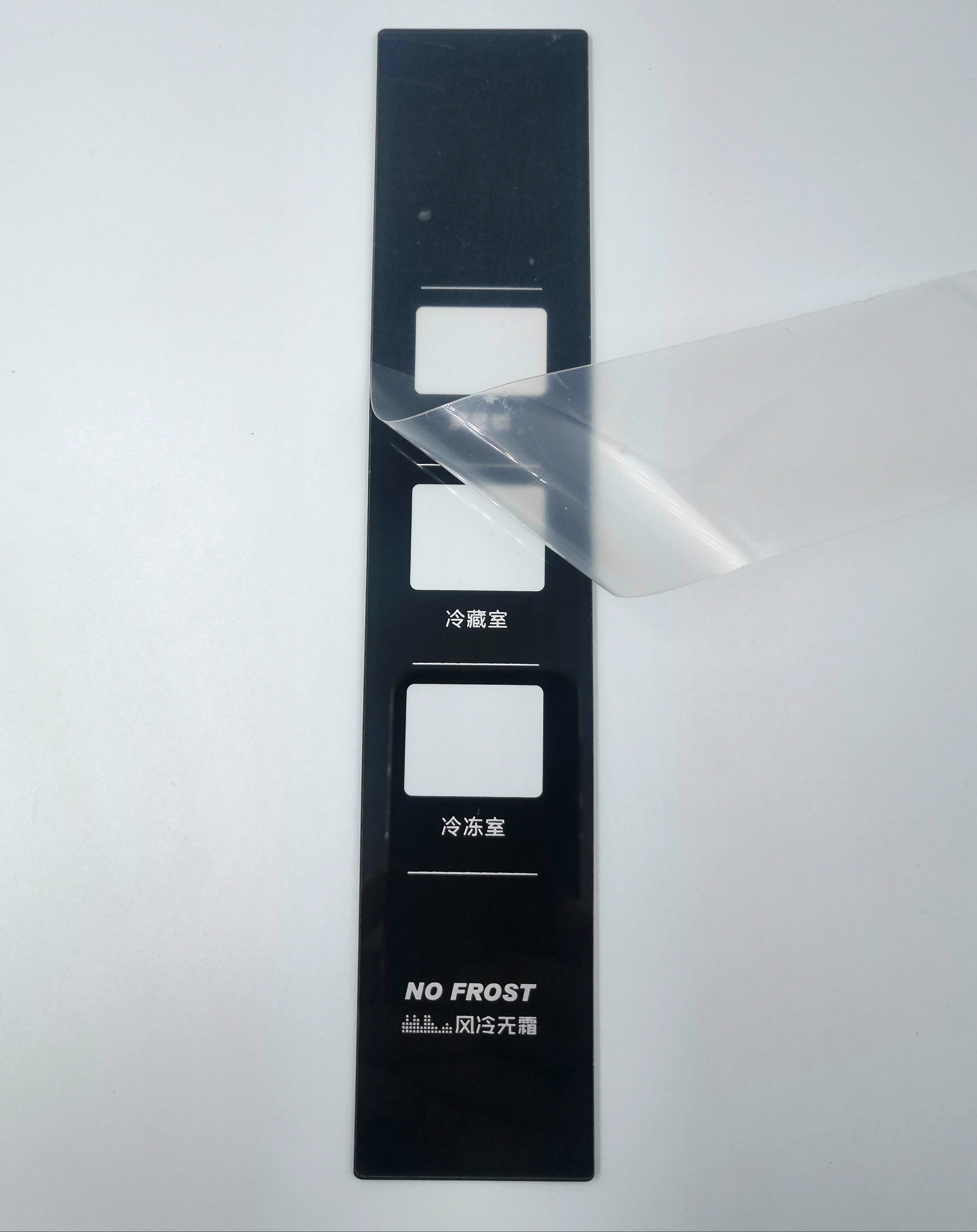 OEM printed self adhesive PVC PET acrylic decorative label with adhesive