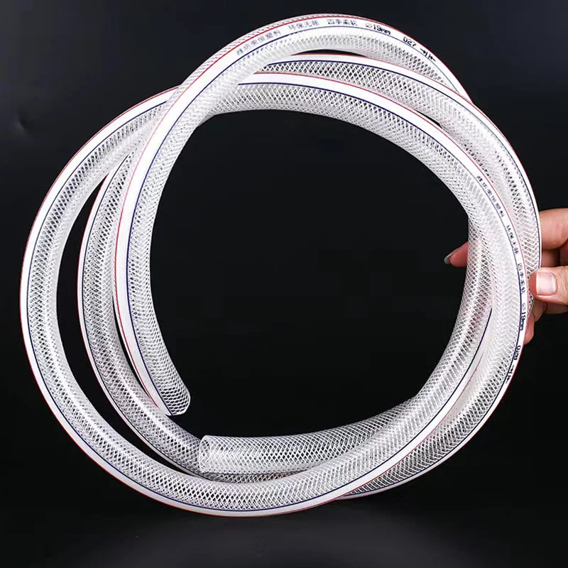 Wholesale Medical Transparent High Pressure Resistant Woven Platinum Cured Reinforced Braided Tubing Hoses