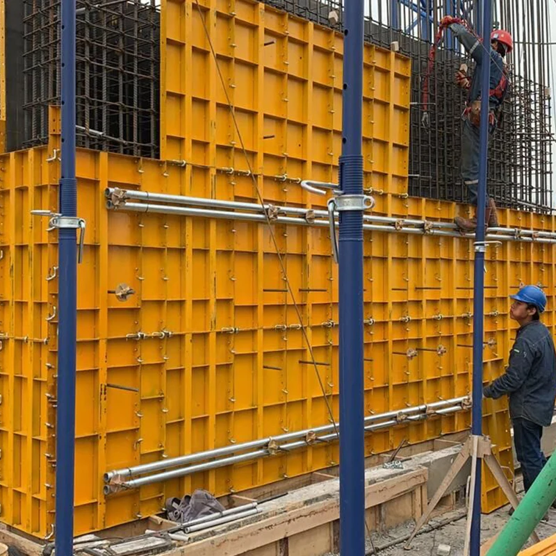Reusable Adjustable Steel Concrete Molds Formwork System For Square Pillar Column Form