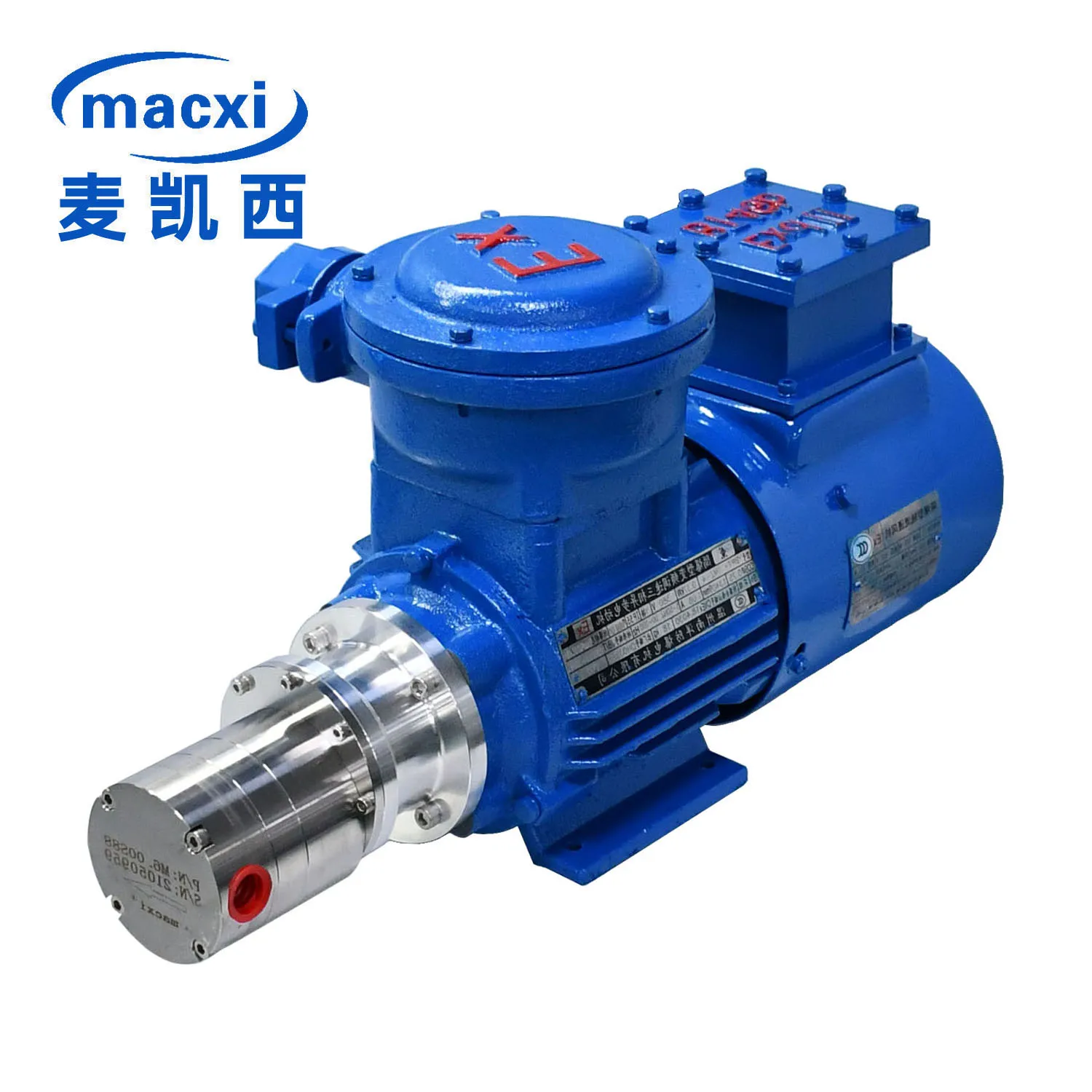 Stainless steel magnetic gear dosing pump for Hydrogen production or distillation