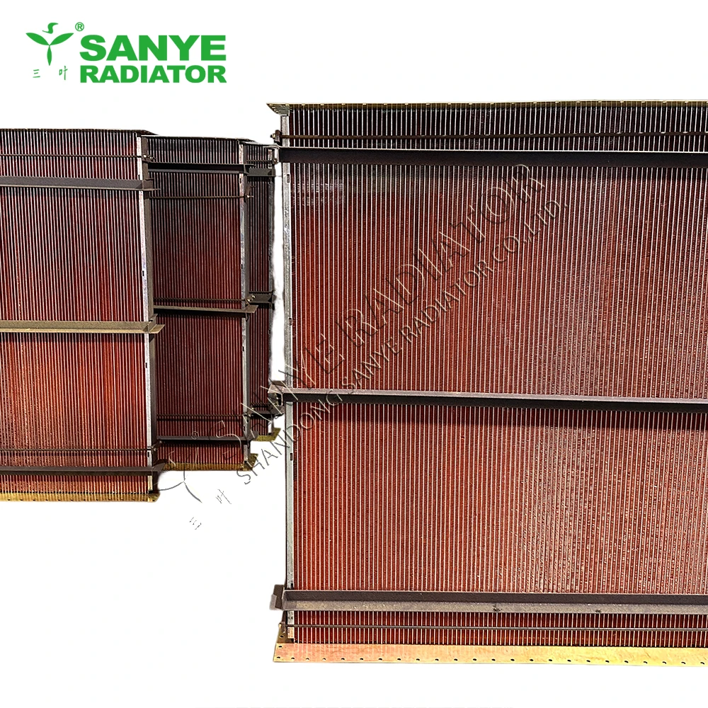 SANYE Factory Customized generator radiator copper core heat exchanger
