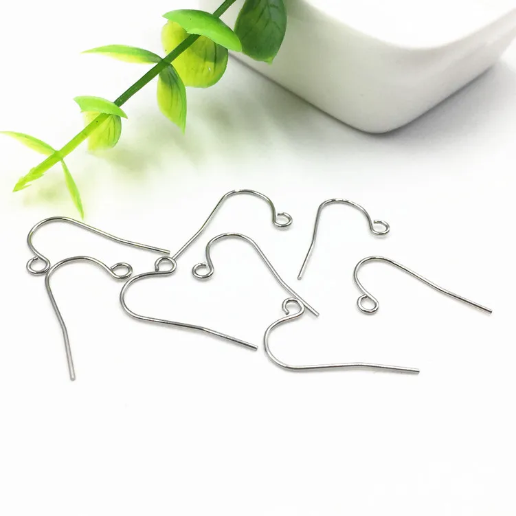 fashion 316L stainless steel jewelry findings earring  hook nature pearl,18k gold IP vacuum plating ,DIY jewelry Accessories