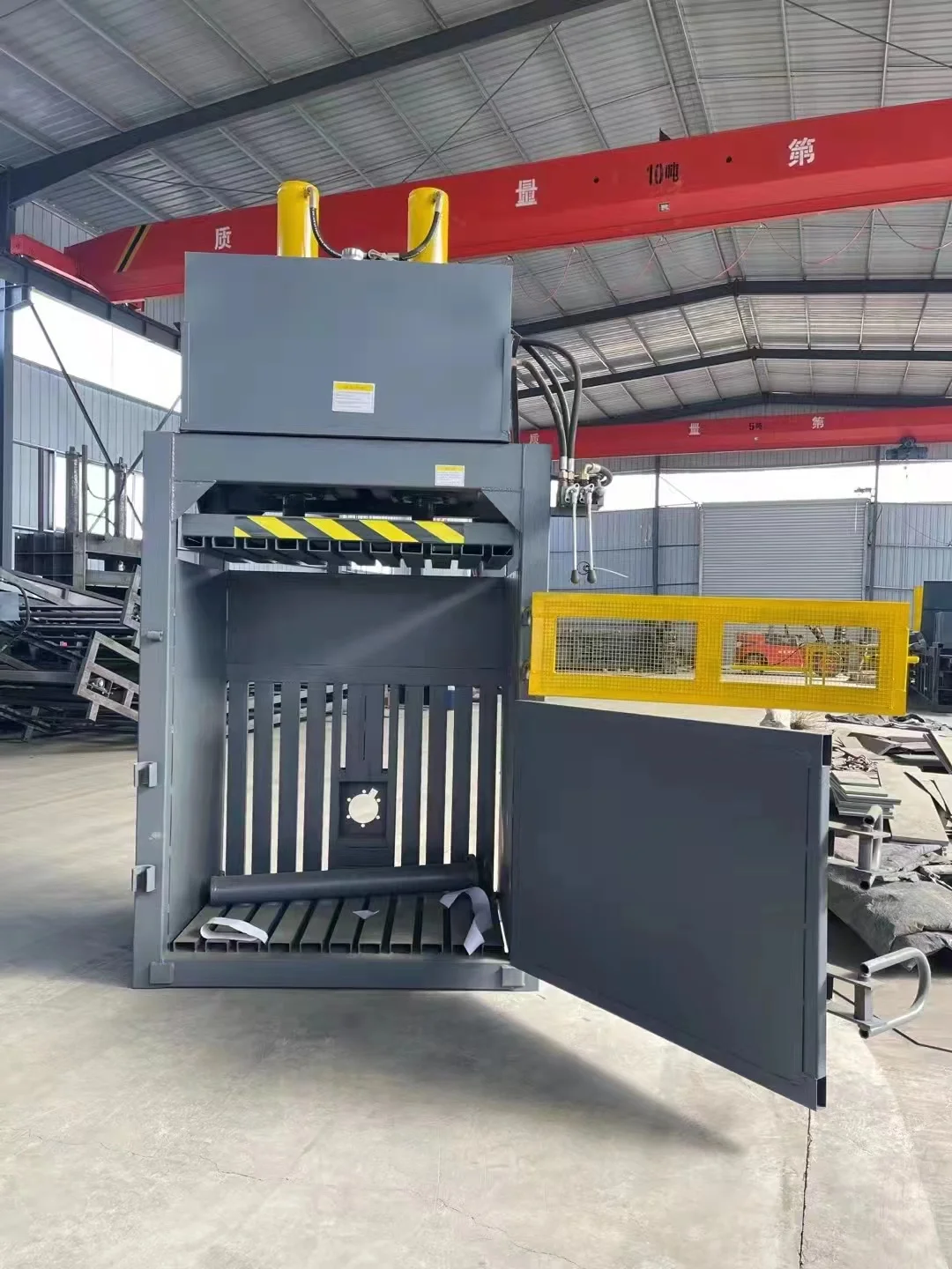 Wool bale press machine/hay bales machine/scrap baling machine