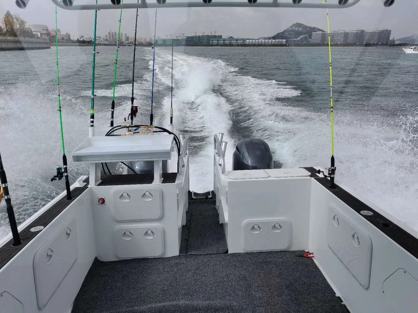 6.25m High Speed Deep V Hull Offshore Water Aluminum Boat Fishing Boats for Sale