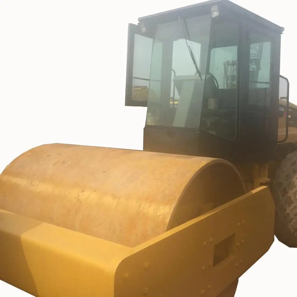  Подержанный оригинальный Вибрационный каток Cat CS56B CS863E 2019 распродажа модель дорожный cat для