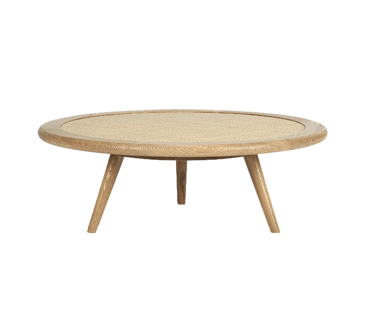 Изготовленный на заказ мебель для дома Декор деревянная мебель из ротанга круглый журнальный столик для гостиной
