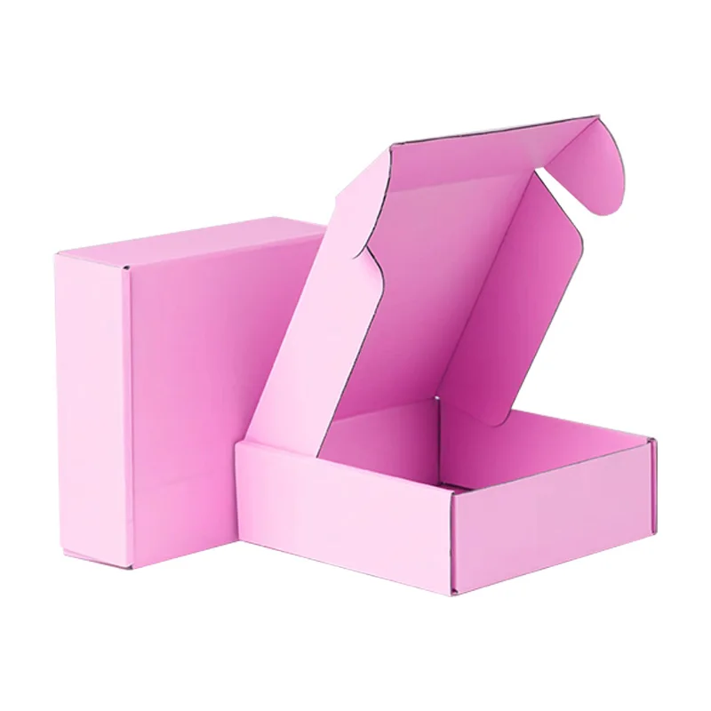 Cardboard Boxes Color Printing Processing High Quality Gift White Black Aircraft Corrugated Paper Mailing Box