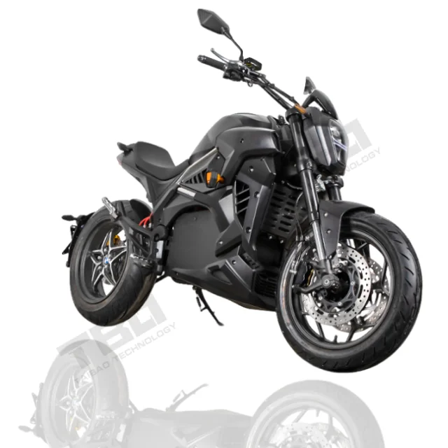 8000w 12000w  Lithium Battery High Speed Mid Drive Belt Motor Devil Electric Motorcycle Bicycle