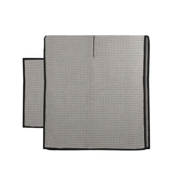 Premium custom color size golf bag towel microfiber waffle custom logo wholesale golf towel