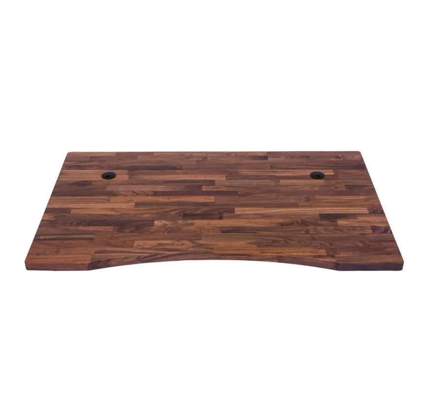 OEM/ODM black walnut solid wood butcher block table top Customized Living room hotel bedroom Furniture