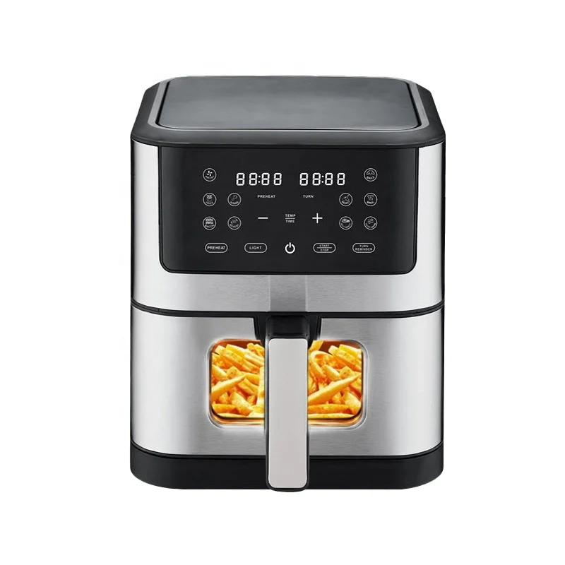 2023 New visual air fryer chips machine home intelligent automatic 6-8 liters large capacity 110v-220v