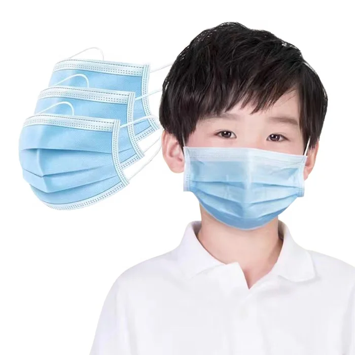 Kids Toddler Disposable Face Mask High Quality 3Ply Non-Woven Face Mask
