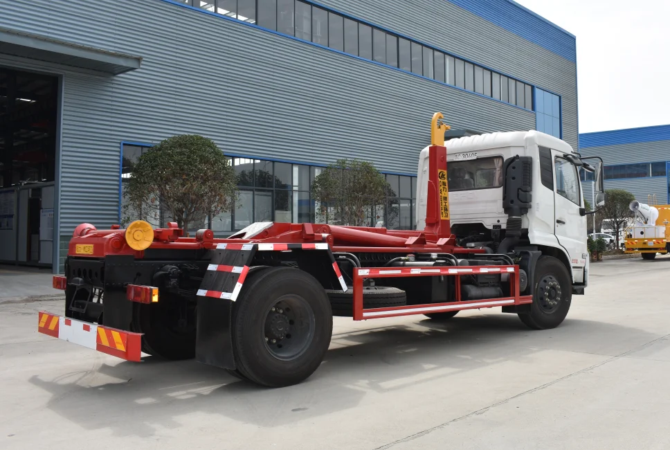  DONGFENG Tianlong 15-тонный подъемник с крючками мусоровоз для транспортировки мусора в