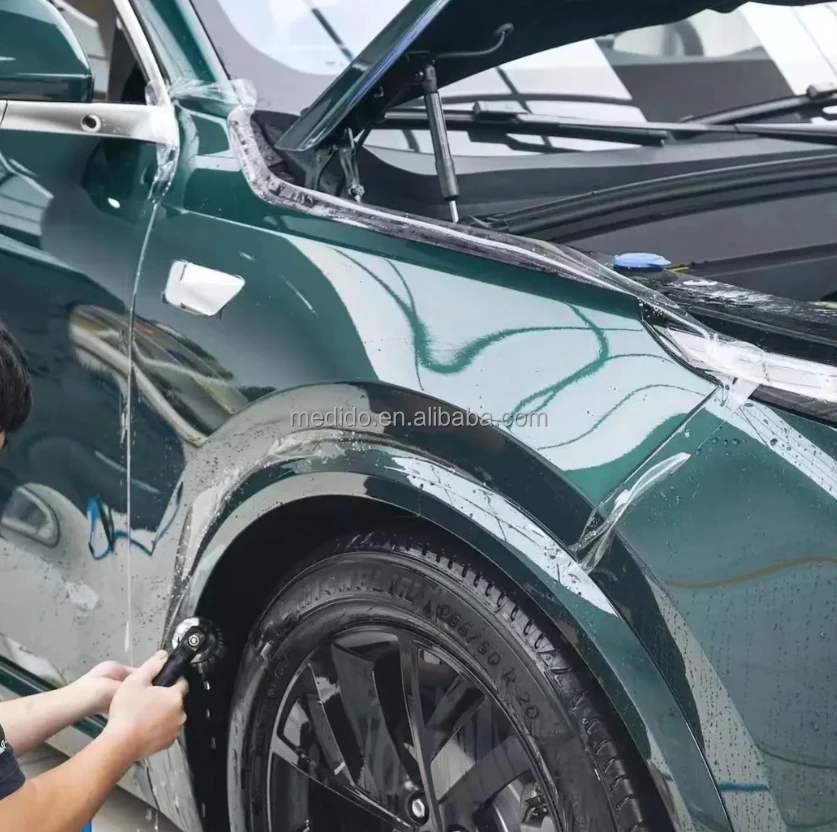 7.3 Mil Glossy Self-Healing TPU PPF Film Anti-Yellow Clear Hot Repairing Paint Protection for Cars Self-Adhesive Cover