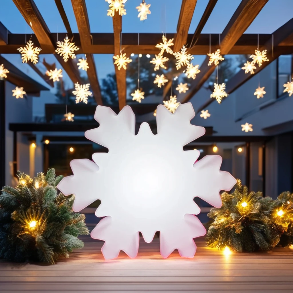 Изменение цветов Рождественские огни события на Рождество