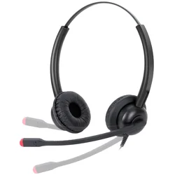 office telephone headset for call center with microphone