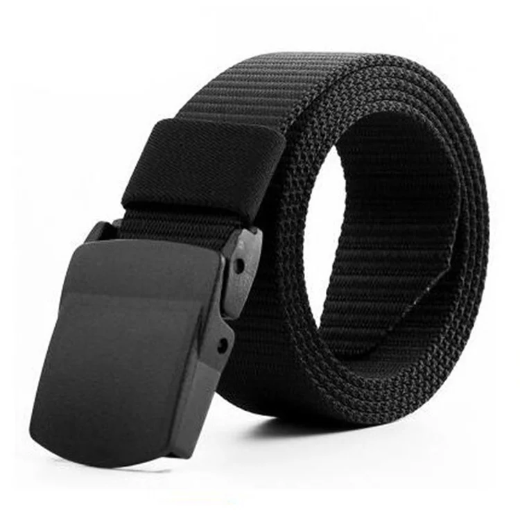 
Wholesale Black Green Khaki Durable Adjustable Quick-release Buckle Imitation Nylon Belt Mens Military Tactical Trousers Belt 